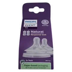 Philips Avent Natural Nipple - 5 (6M Plus) - Rokomari